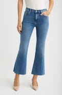 FRAME The Pixie Icon Raw Hem Flare Leg Jeans