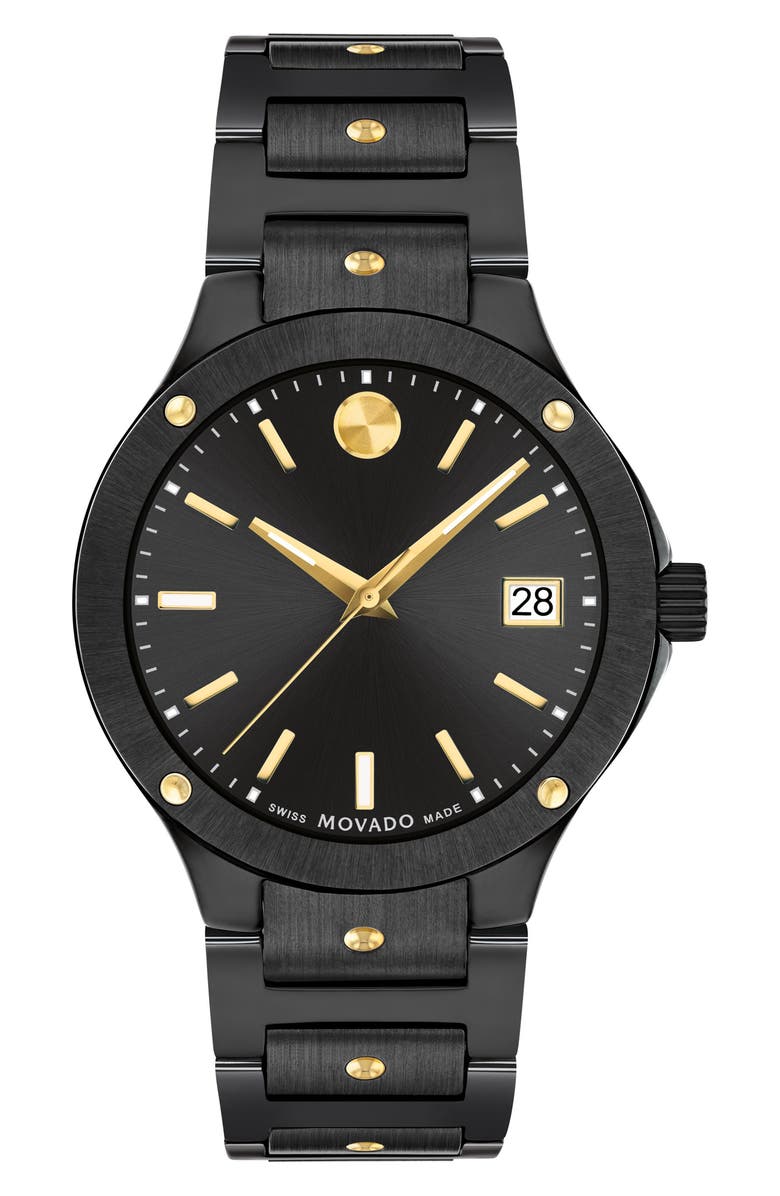 Movado SE Ceramic Bracelet Watch, 32mm, Main, color, 