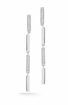 SPHERA MILANO CZ Linear Drop Earrings