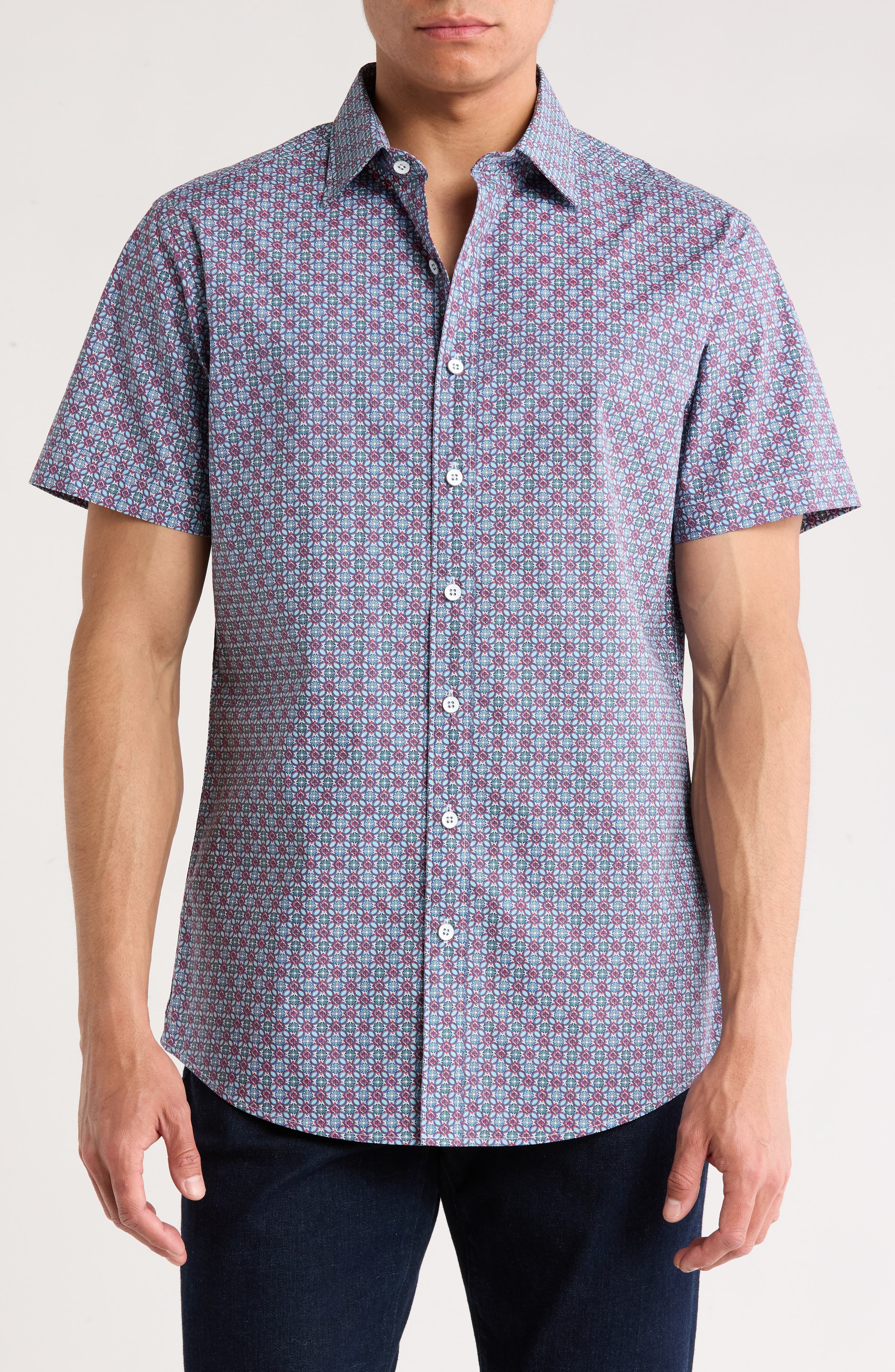 Rodd & Gunn Carswell Short Sleeve Cotton Button-Up Shirt