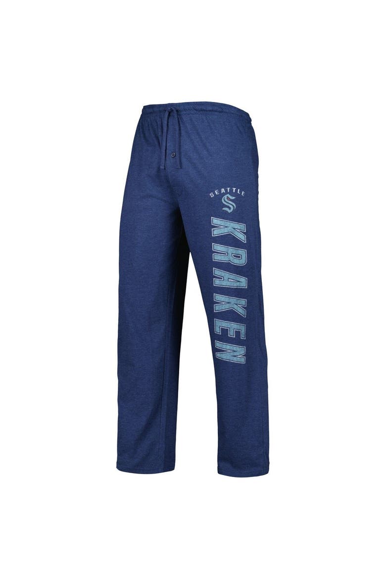 Men's Concepts Sport Deep Sea Blue/Gray Seattle Kraken Meter Long Sleeve T-Shirt & Pants Sleep Set, Alternate, color, Gray