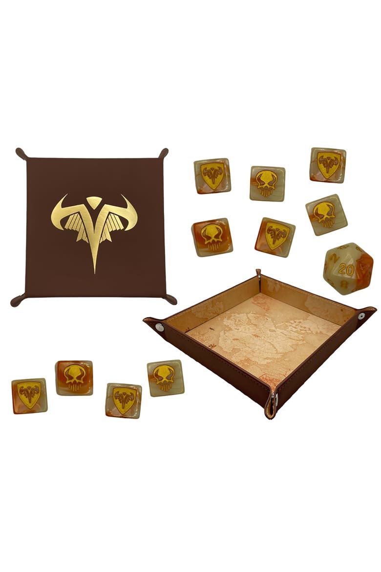 Heroscape Valhalla Dice Tray, Main, color, Multicolored