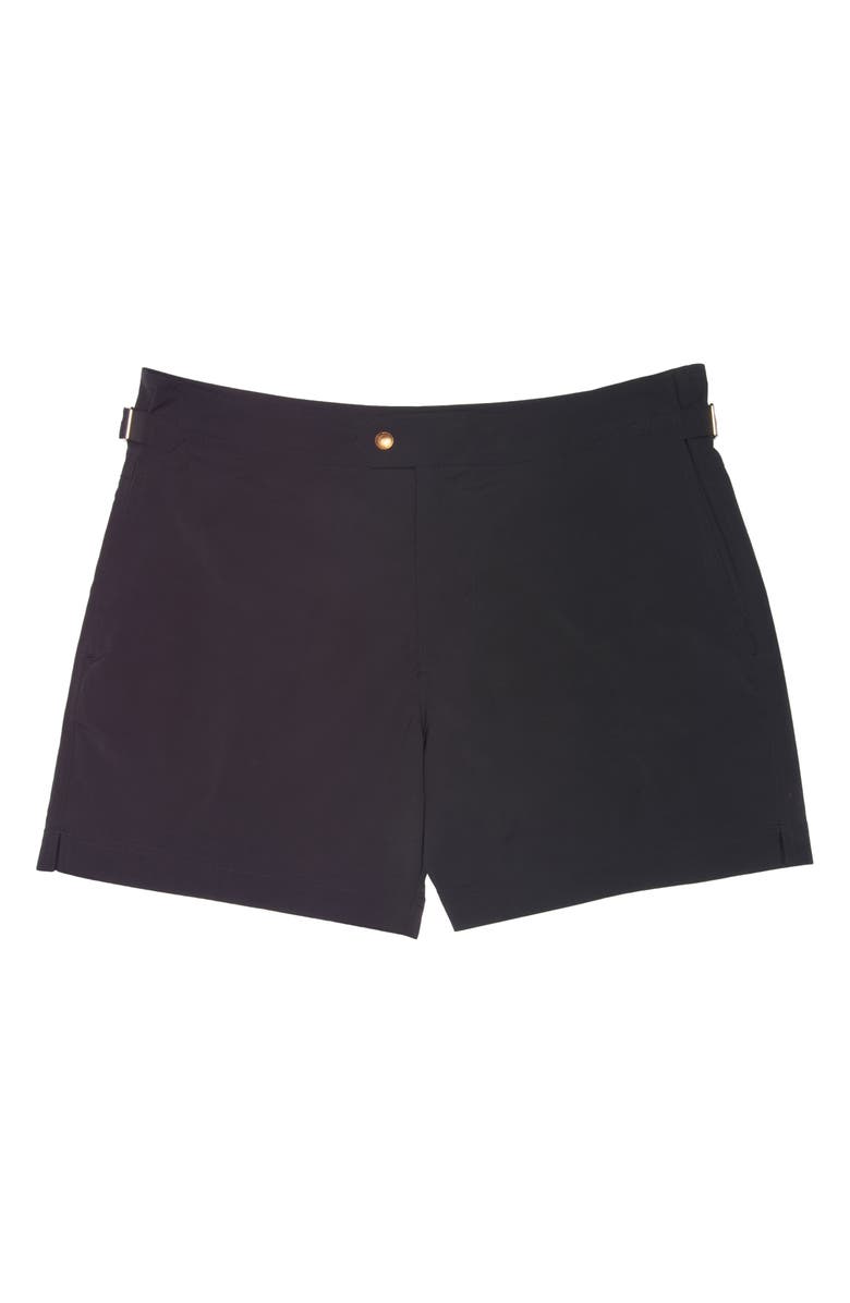 TOM FORD Compact Poplin Swim Trunks, Alternate, color, 