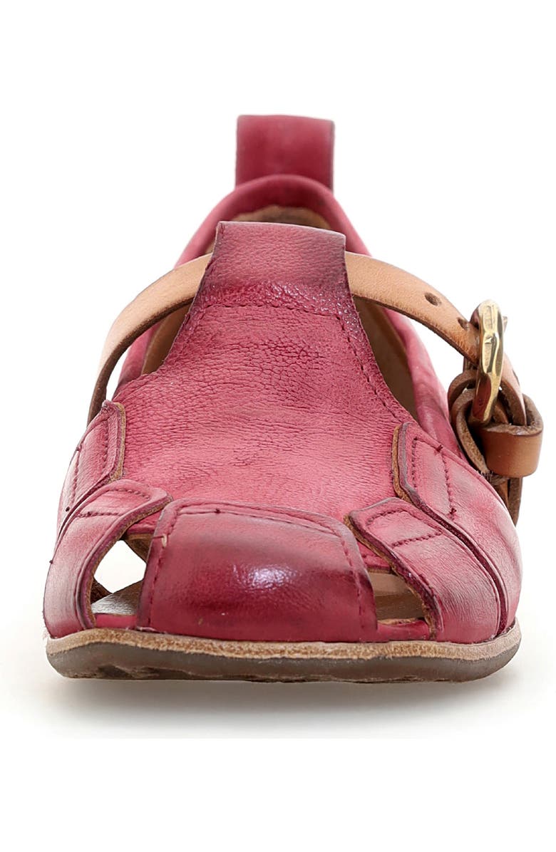 A.S.98 Zoie Cutout Flat, Alternate, color, Cranberry