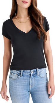 Splendid Faye V-Neck Tee