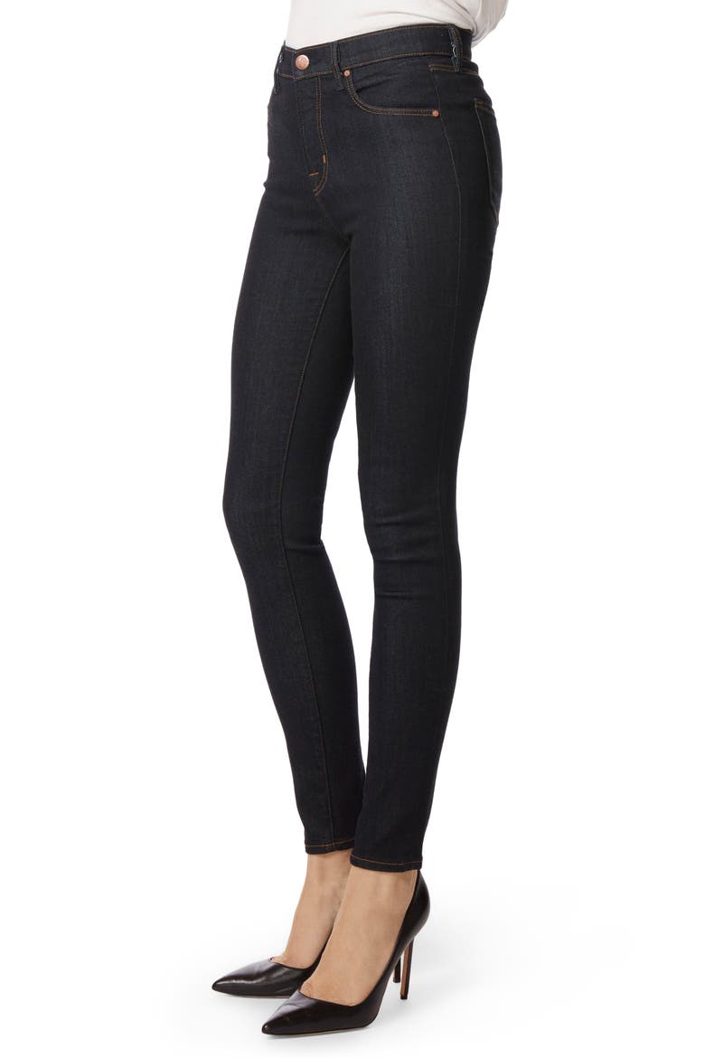 Maria High Waist Super Skinny Jeans, Alternate, color, AFTER DARK