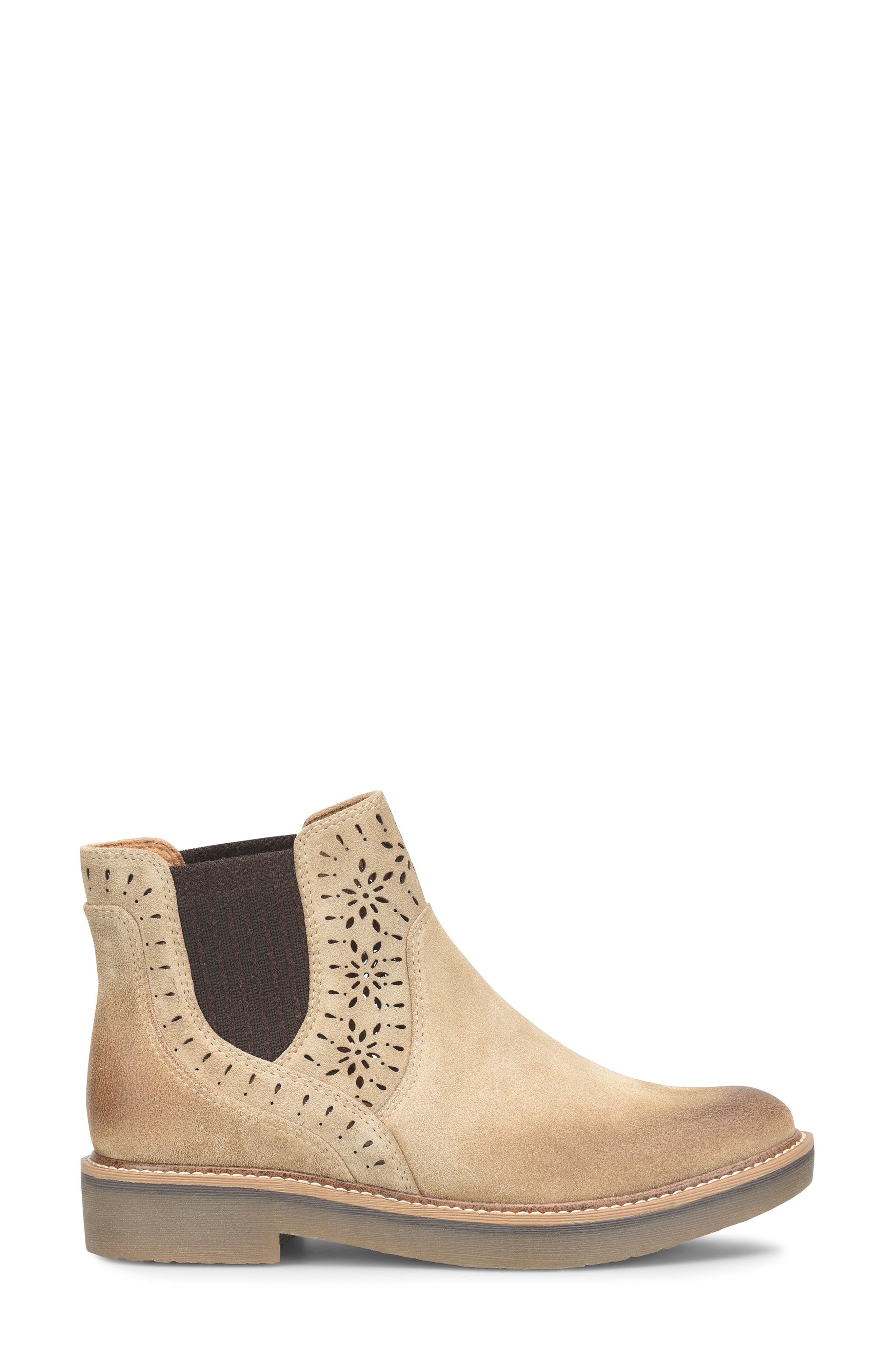 Comfortiva Raya Chelsea Bootie, Alternate, color, Tan Suede