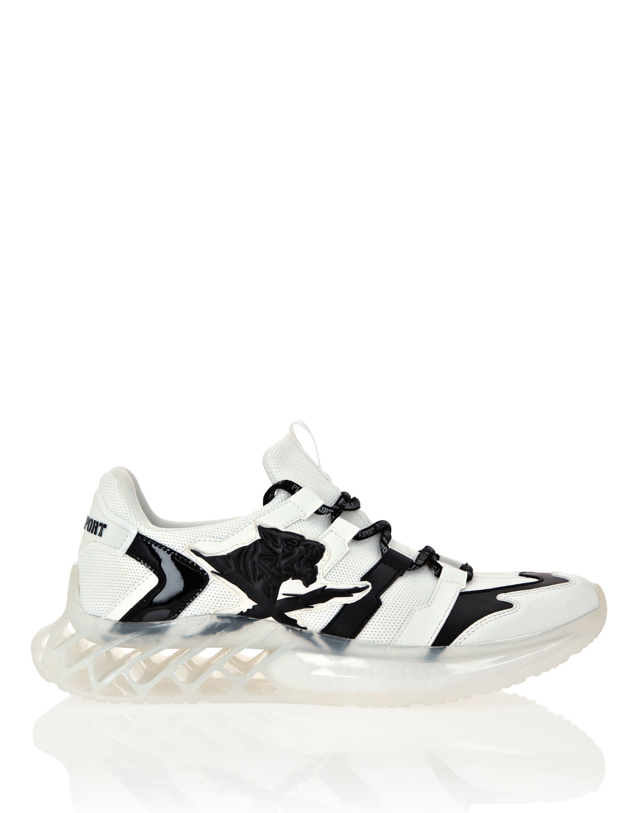 Runner Sneaker Tiger Unisex, Main, color, white