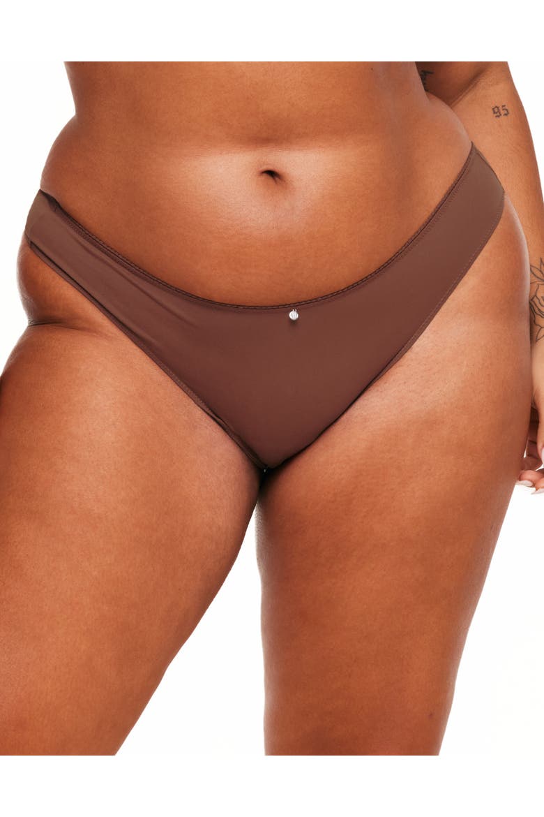 Johanna Thong Panties, Main, color, Dark brown