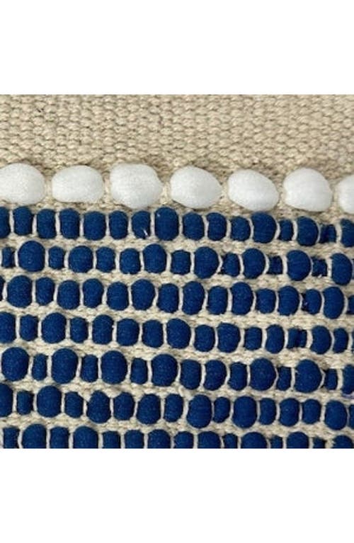 Mer St. Barth Saline Beach Medium Zip Pouch In Blue
