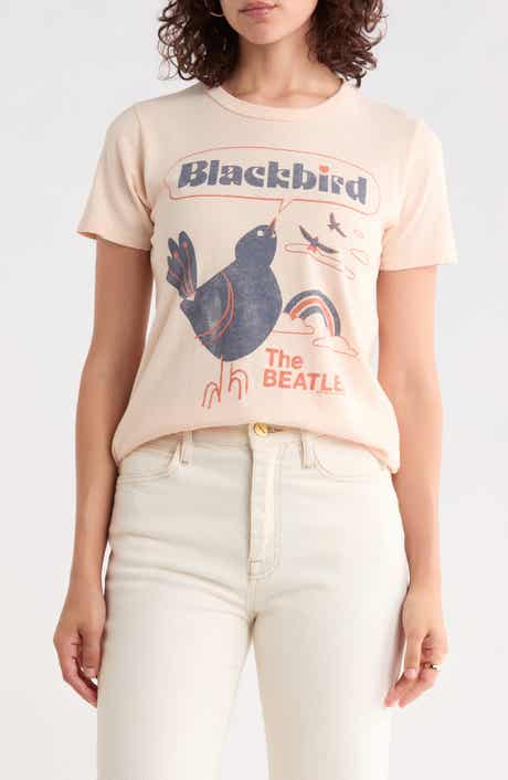 Beatles Blackbird Graphic T-Shirt