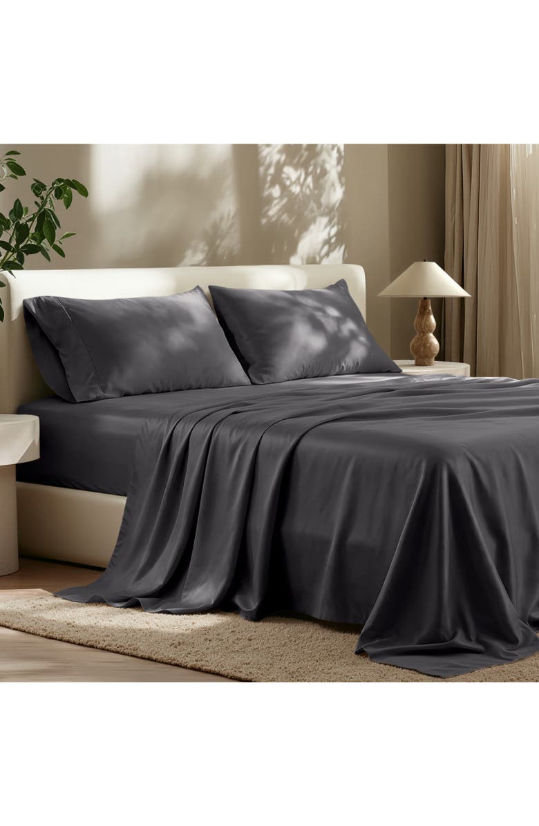 Bare Home TENCEL Lyocell Sheet Set, Alternate, color, Forged Iron Grey