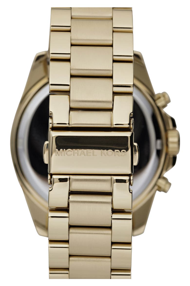 'Bradshaw' Chronograph Bracelet Watch, 43mm, Alternate, color, GOLD/ GOLD