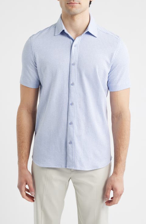 Bennett Gingham Short Sleeve Button-Up Shirt