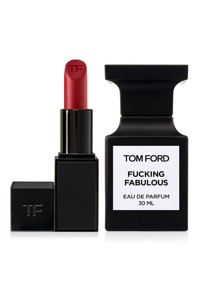 TOM FORD Fabulous Travel Size Eau de Parfum & Lip Color Set, Main, color,