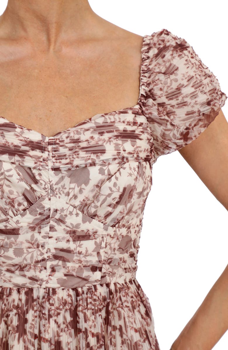 Adelyn Rae Print Tiered Maxi Dress, Alternate, color,