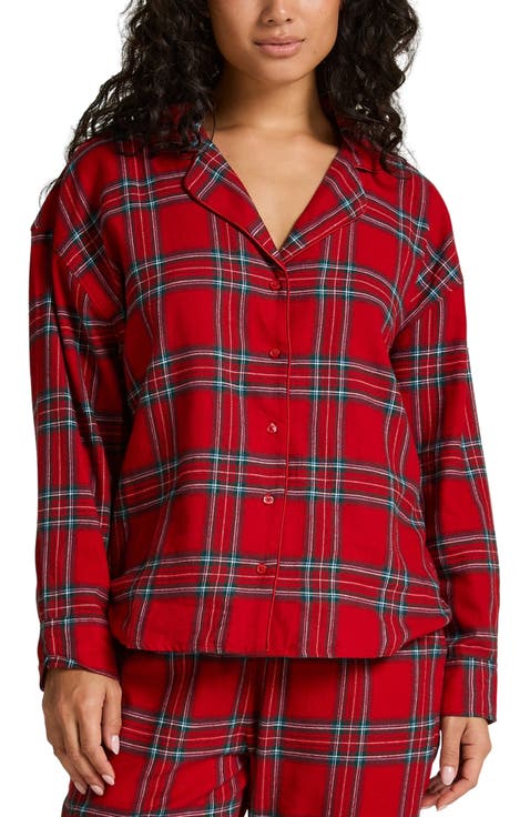 Flannel Pyjama Top