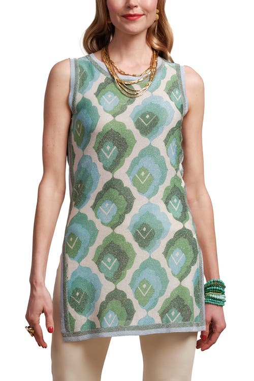 FRANCES VALENTINE FRANCES VALENTINE ROBBIE TOP GRAPHIC LEAF