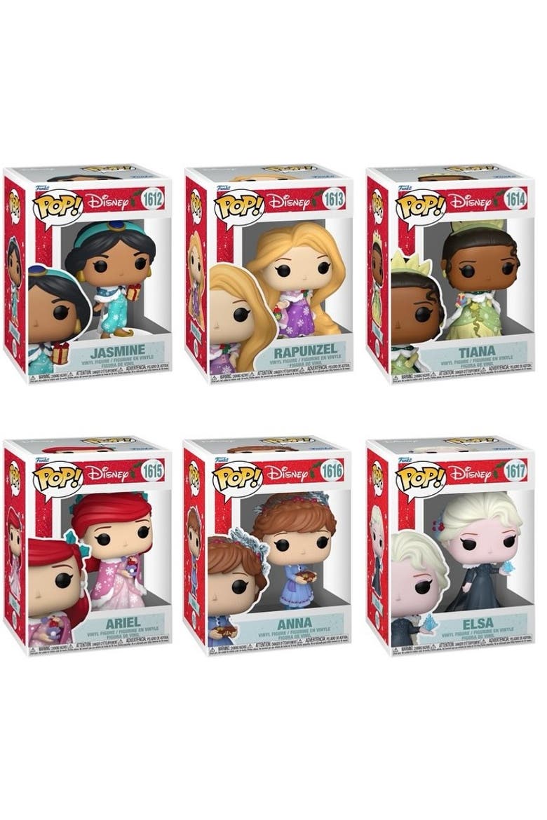 Disney Princess Holiday 2025 Funko Pop! Complete Set, Main, color, Multi-Color