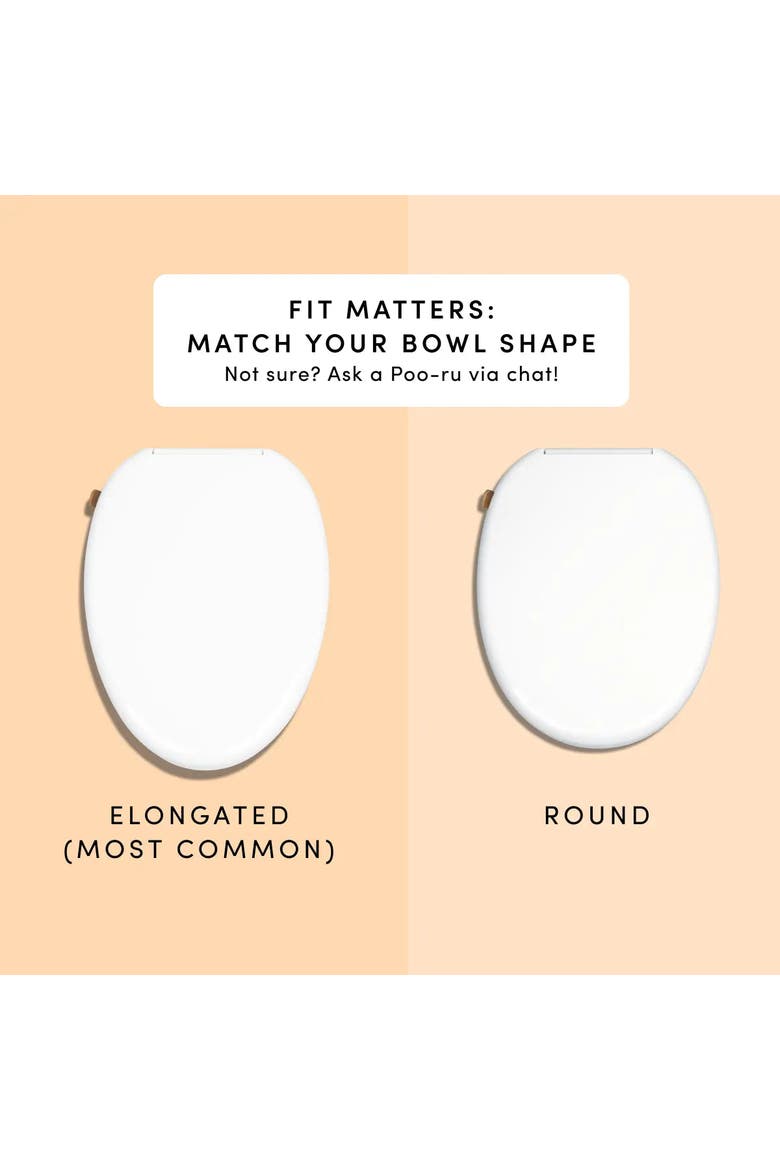 Oasis Non-Electric Bidet Toilet Seat, Alternate, color, Round Platinum