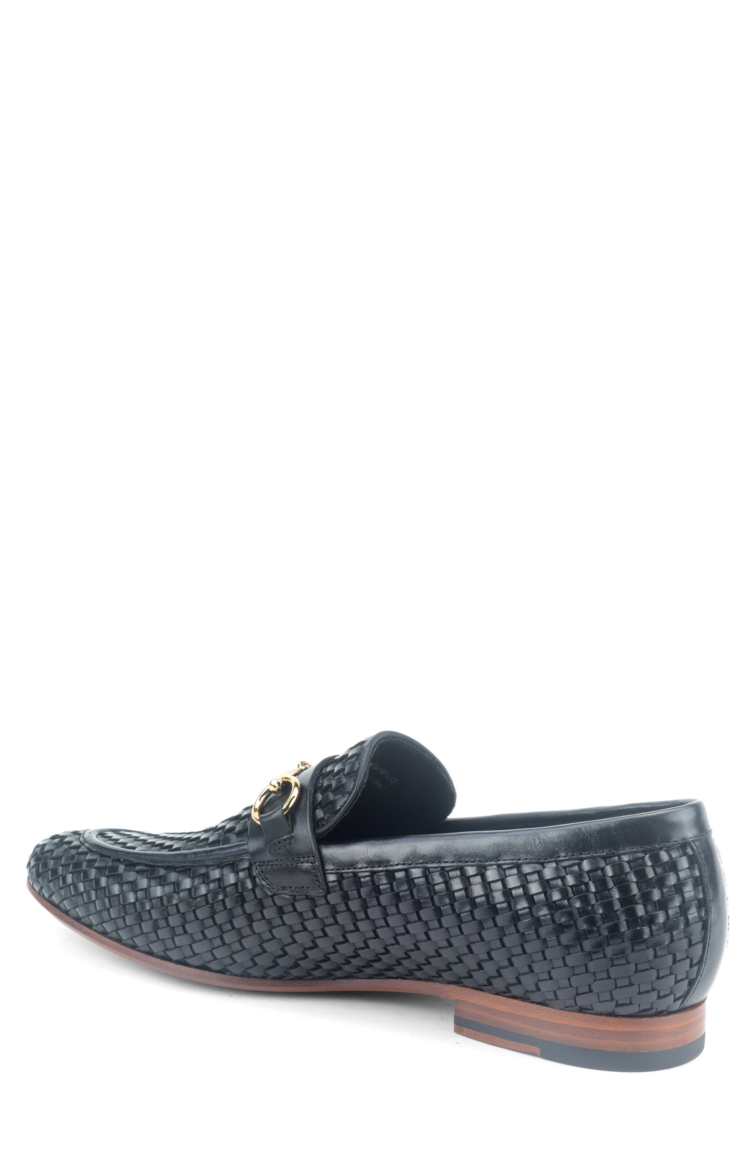 Warfield & Grand Durand Woven Bit Loafer, Alternate, color, Black