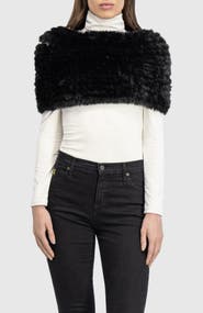 Lyla Grant Fur-Free Rex Rabbit (Faux Fur) Knit Cowl