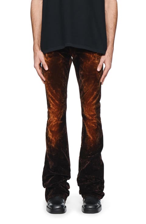 Super Stack Flare Velvet Pants