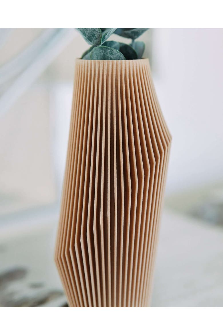 NOVA Boho Vase, Alternate, color, Cream Beige