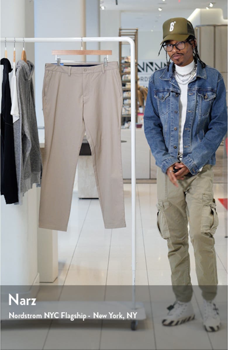 On-The-Go Slim Fit Performance Pants, sales video thumbnail