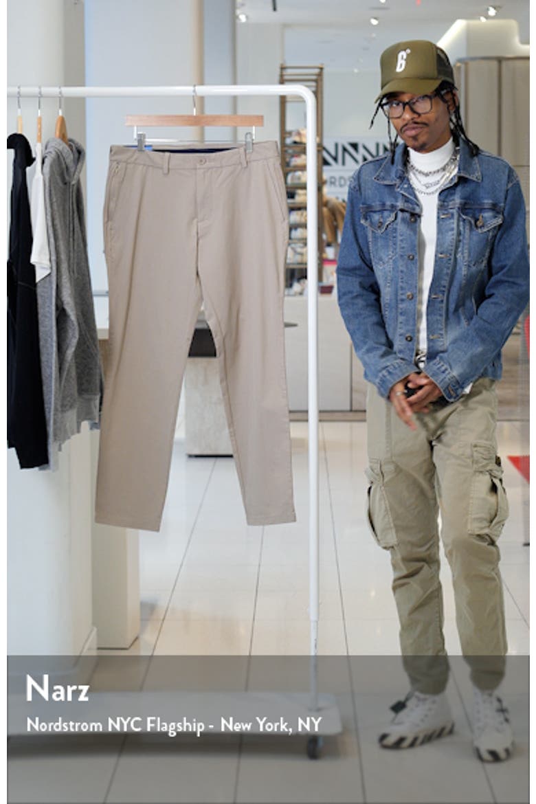 On-The-Go Slim Fit Performance Pants video
