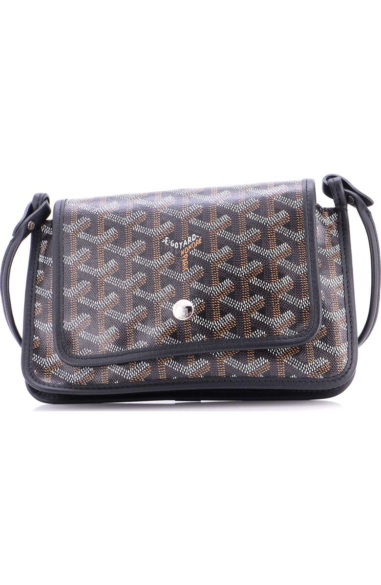 Pre-Owned Goyard Plumet Clutch Wallet Coated Canvas, Main, color, Brown