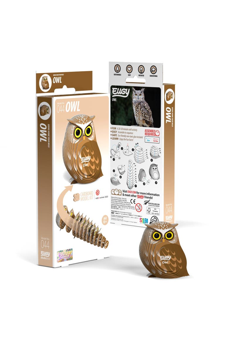 Owl 3D Puzzle, Main, color, No Color