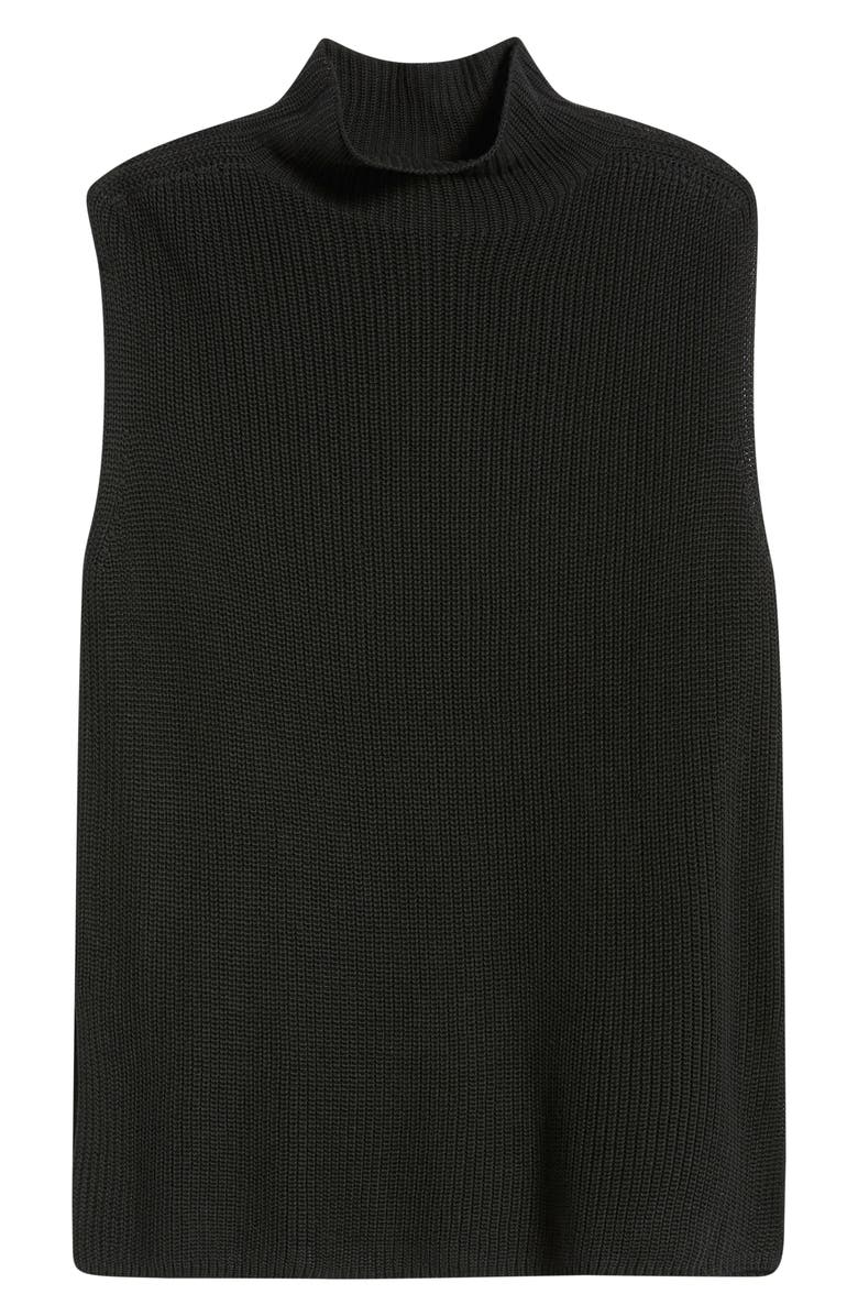 Cloth & Stone Mock Neck Sweater Vest, Main, color, Black