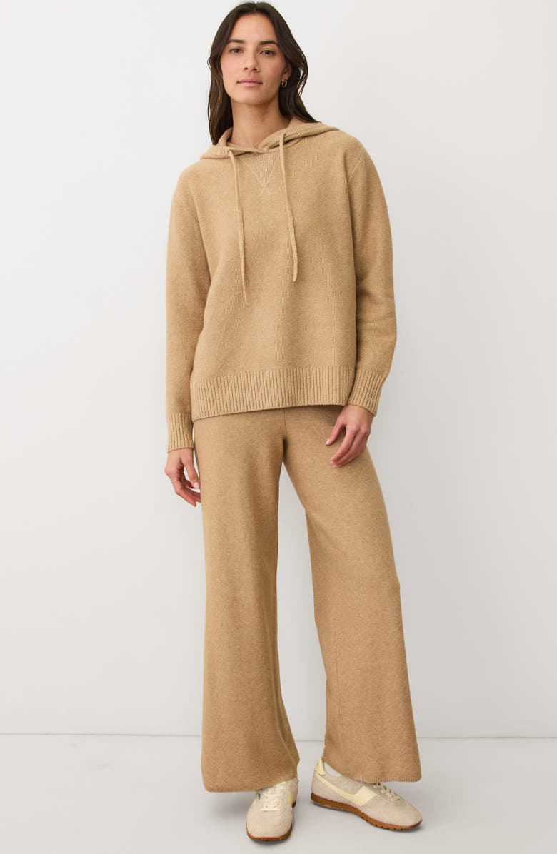 Marine Layer Chalet Knit Hoodie, Alternate, color, Toffee