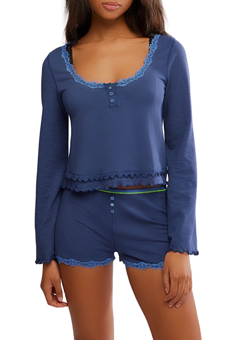 Intimately FP Spring Break Sleep Set, Main, color, BLUE CROWN