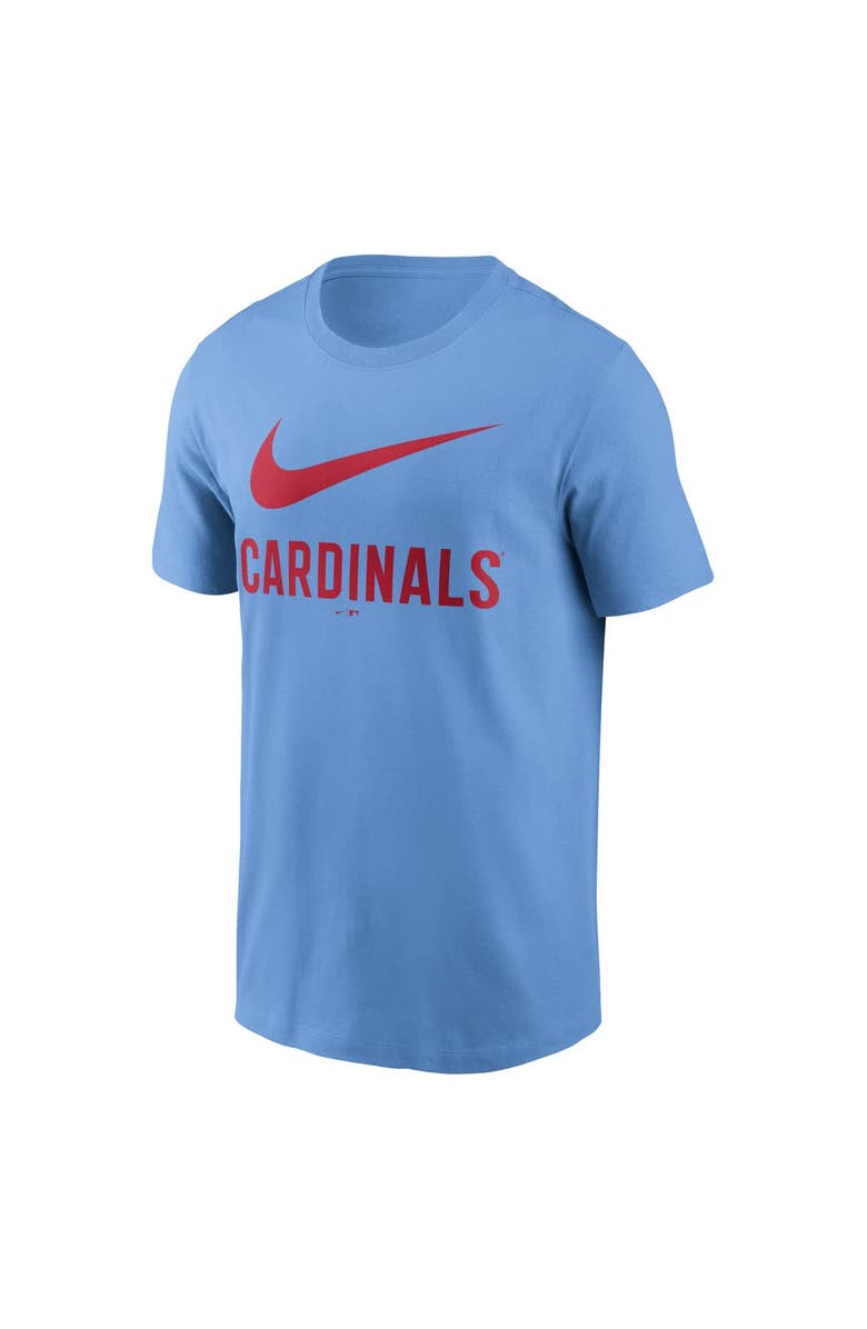 Nike Men's Nike Light Blue St. Louis Cardinals Swoosh T-Shirt, Alternate, color, Light Blue