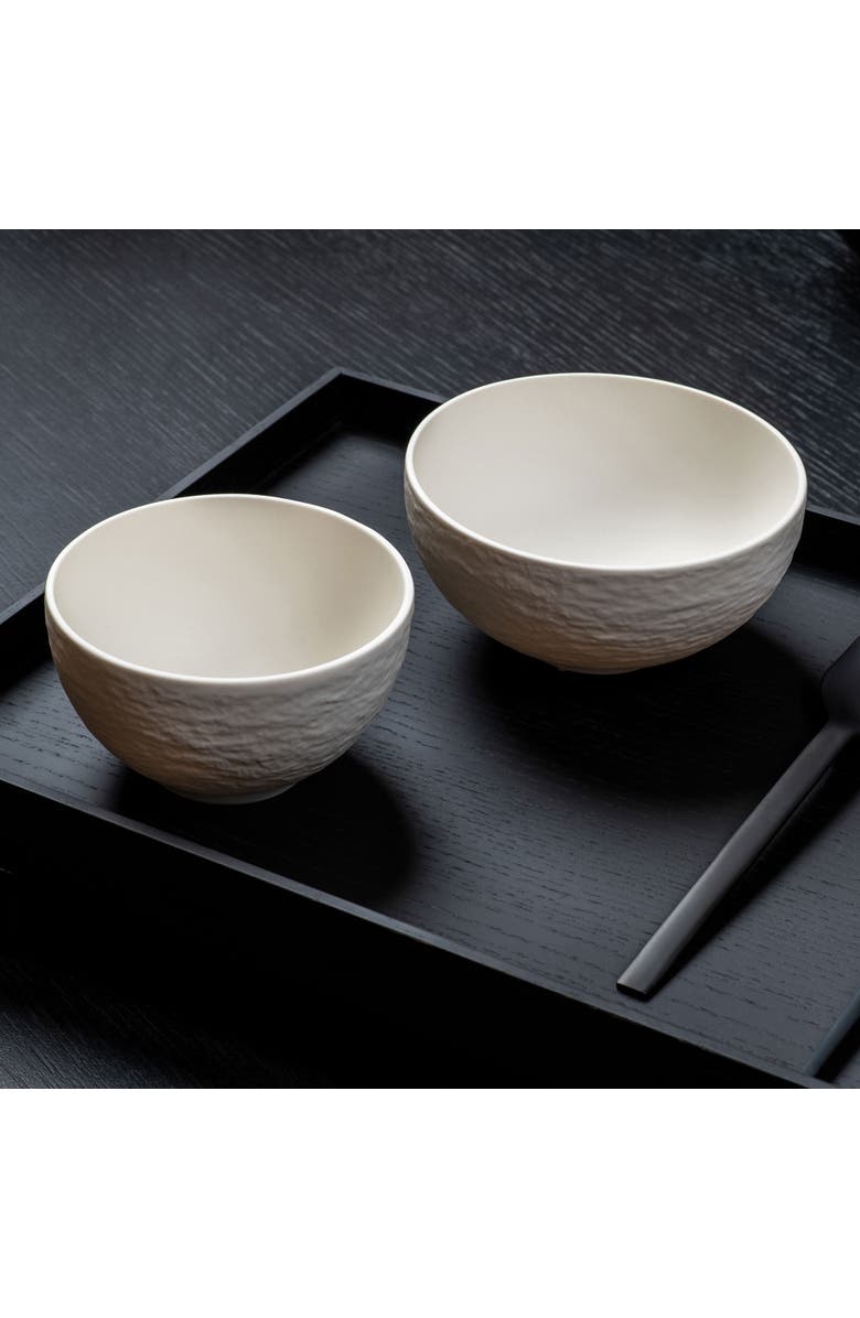 Villeroy & Boch Manufacture Rock blanc Rice Bowl Small, Alternate, color, White
