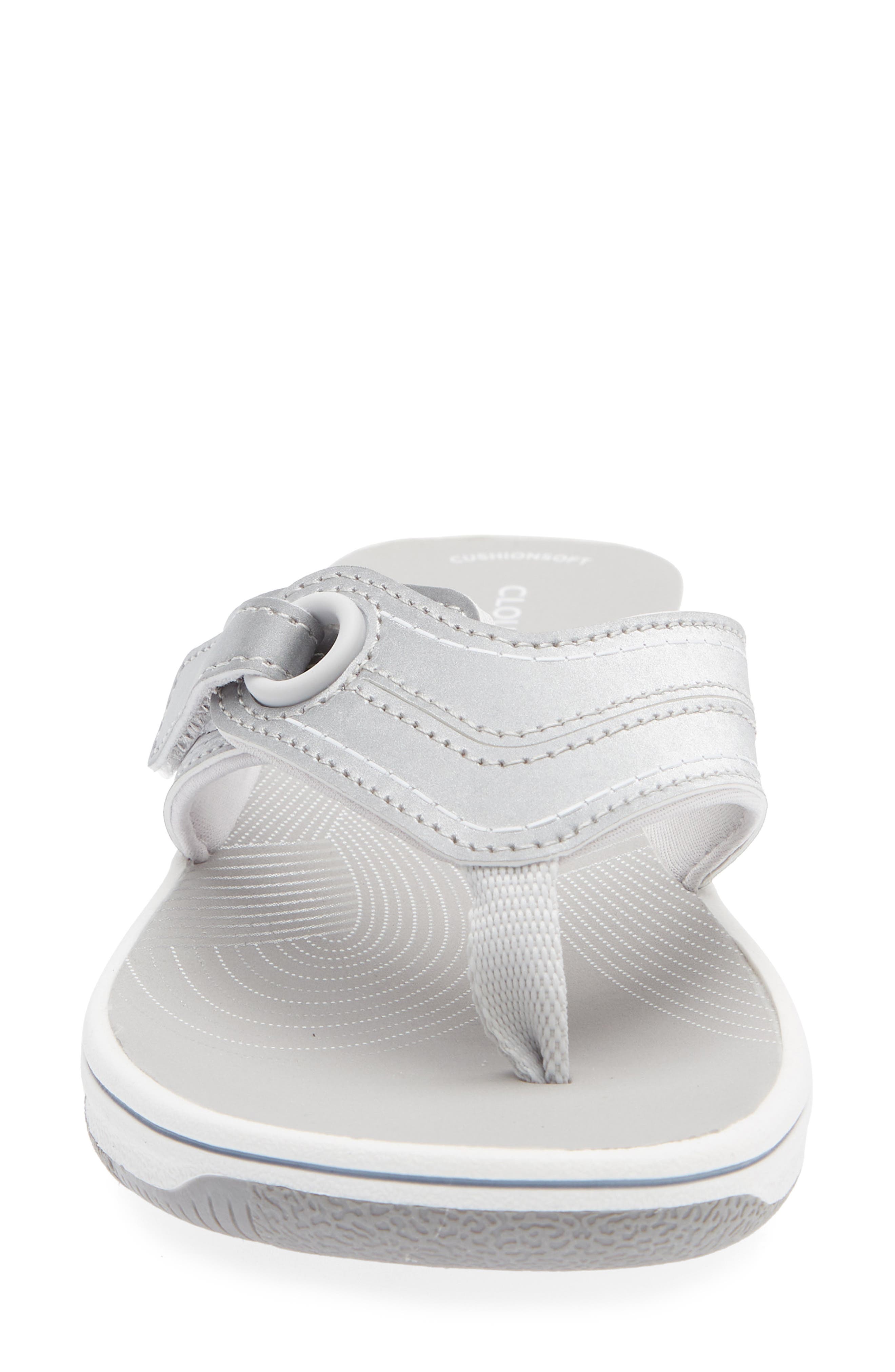 Breeze Reyna Flip Flop, Alternate, color, SILVER