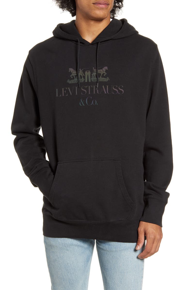 Levi's® Logo Graphic Hooded Sweatshirt | Nordstrom