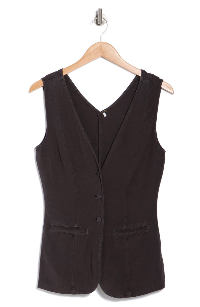 Young, Fabulous & Broke Loa Vest, Main, color, Black Olive Pigment
