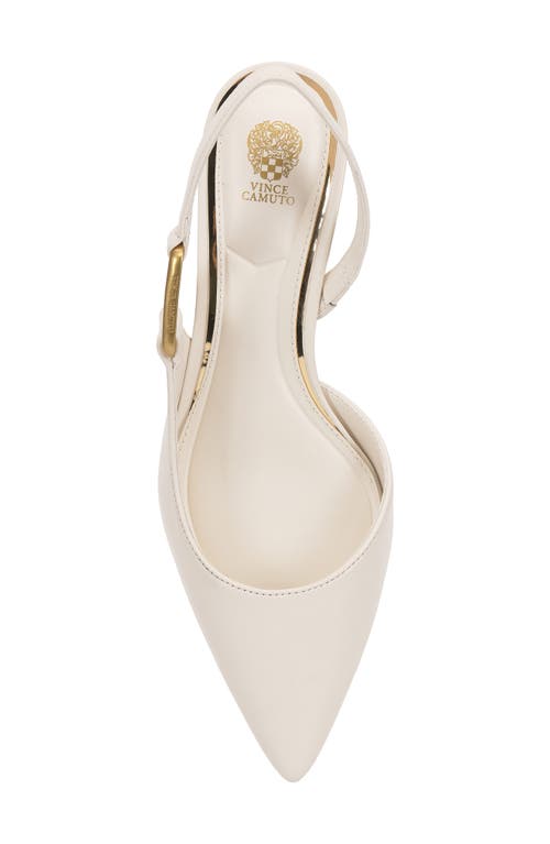 Vince Camuto Inari Slingback Pointed Toe Pump In White