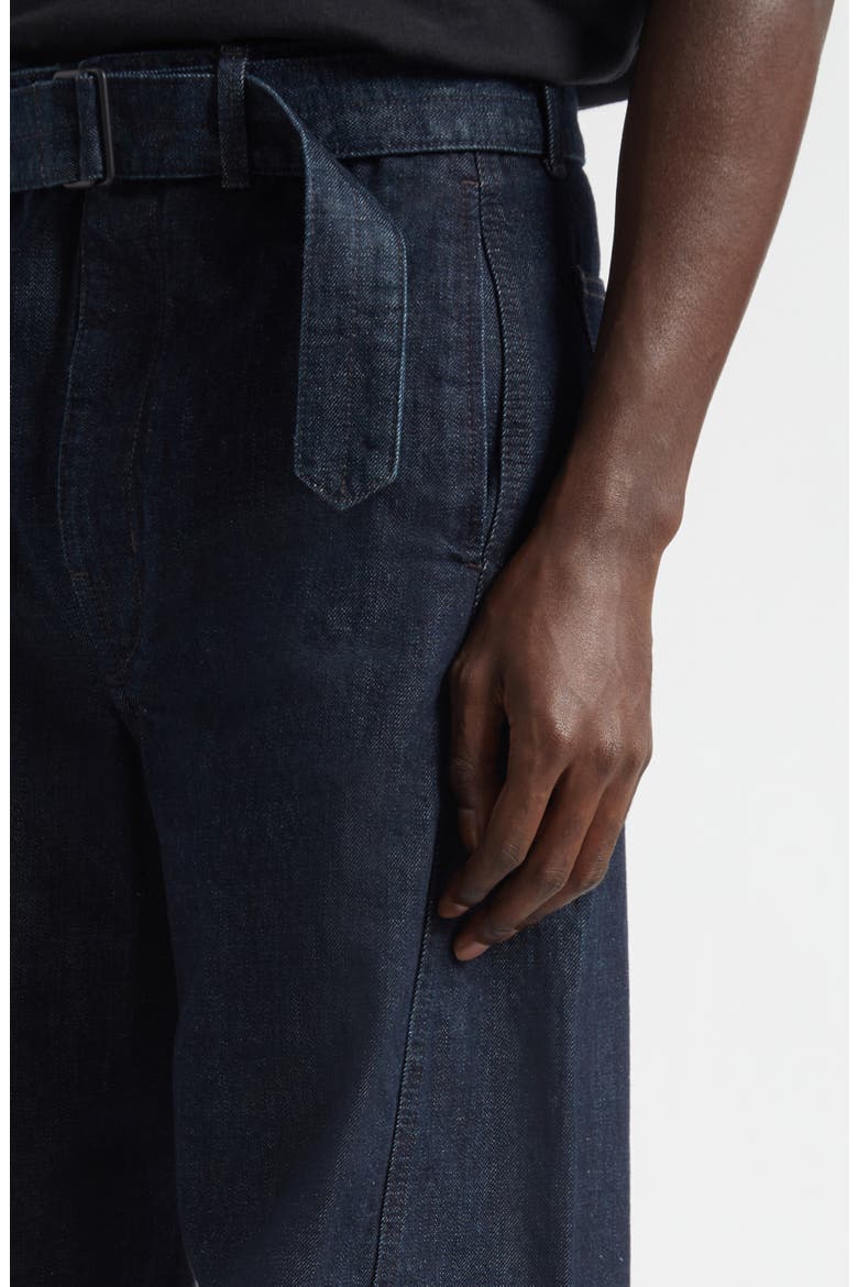 Twisted Belted Jeans, Alternate, color, DENIM INDIGO
