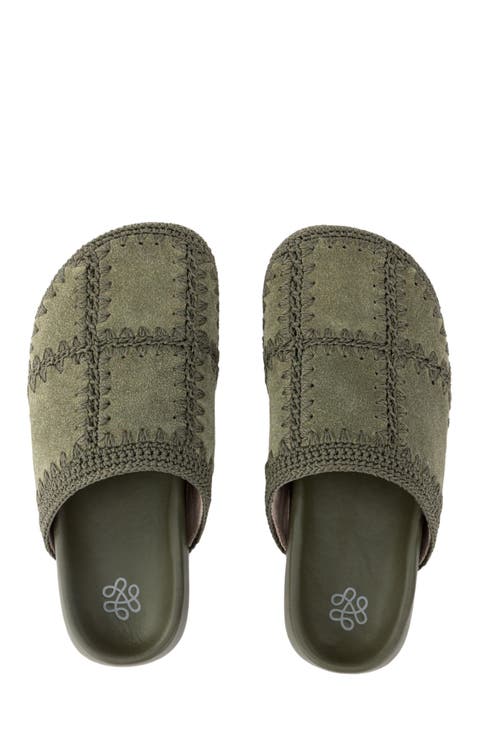 Bolinas Suede Clog Shoe