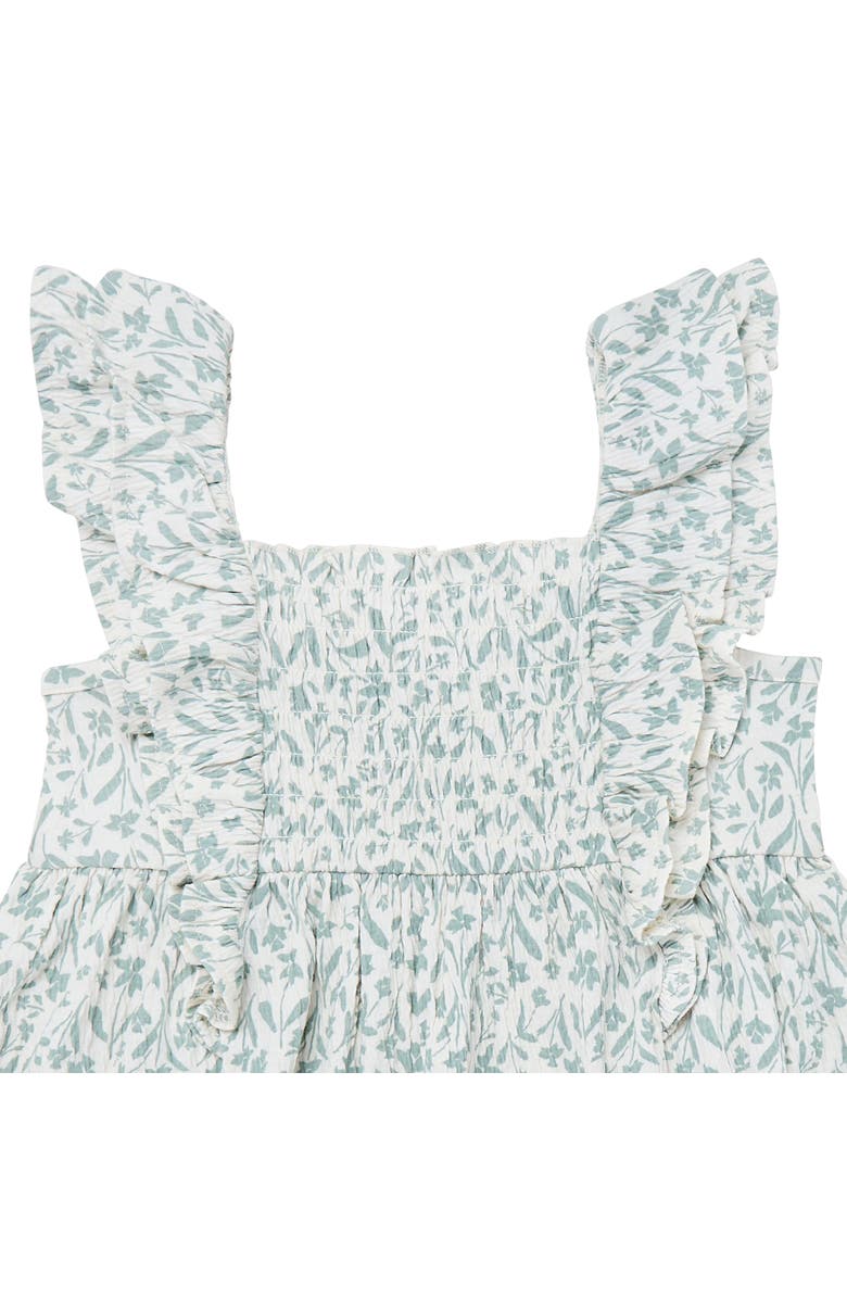 Modern Moments<sup>™</sup> by Gerber Smocked Ruffle Dress, Alternate, color, Ivory Daffodil