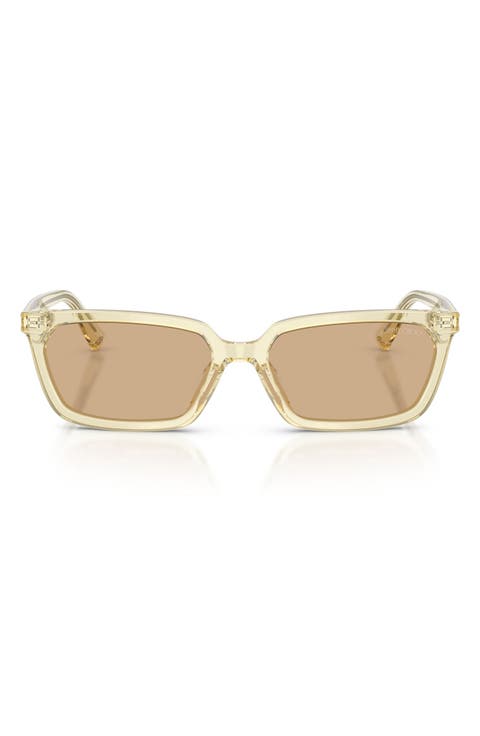55mm Rectangular Sunglasses