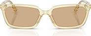 Jimmy Choo 55mm Rectangular Sunglasses