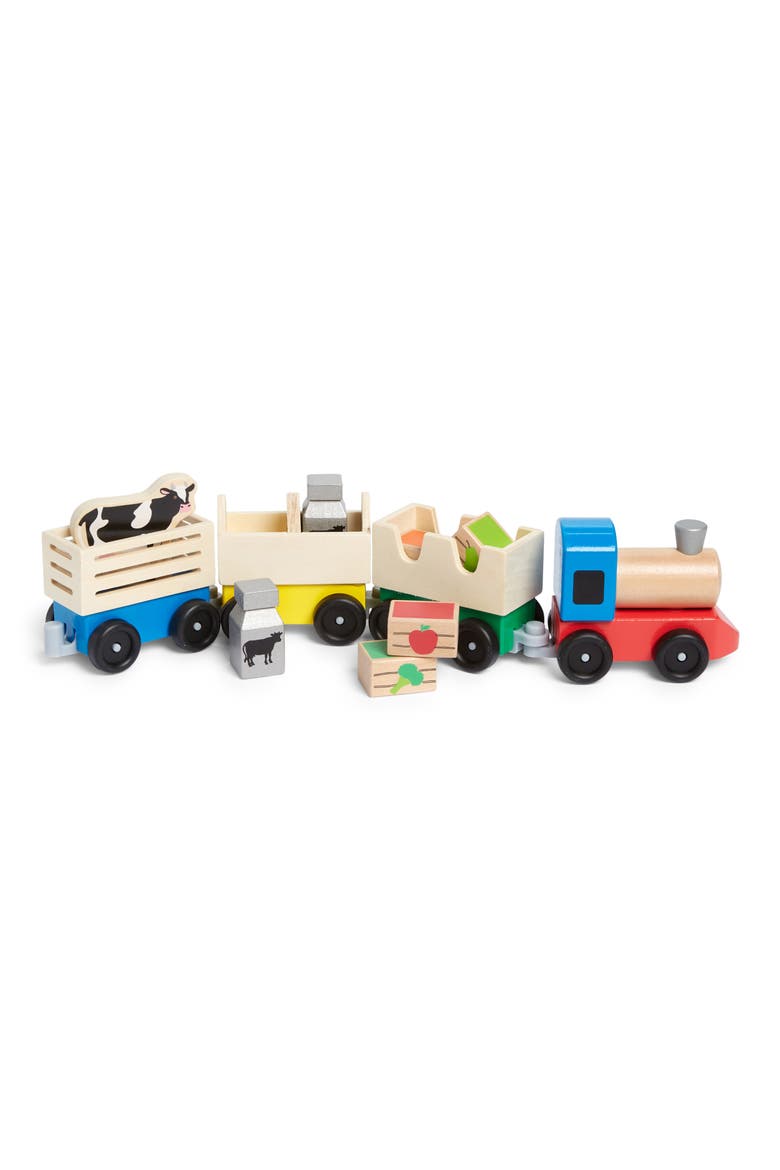 Wooden Farm Train, Alternate, color, MULTI