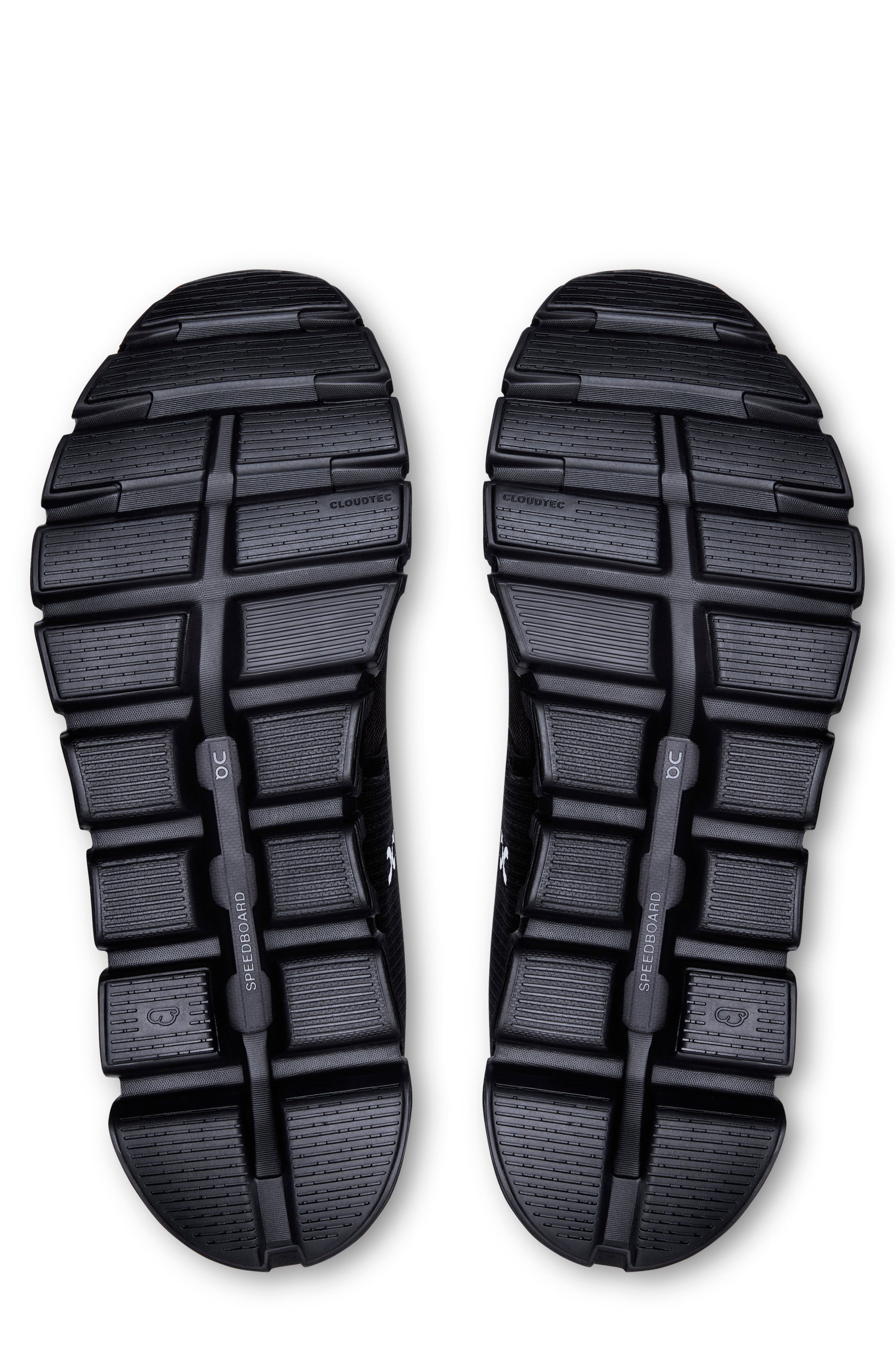 On Cloud 6 Waterproof Sneaker, Alternate, color, Black/Black