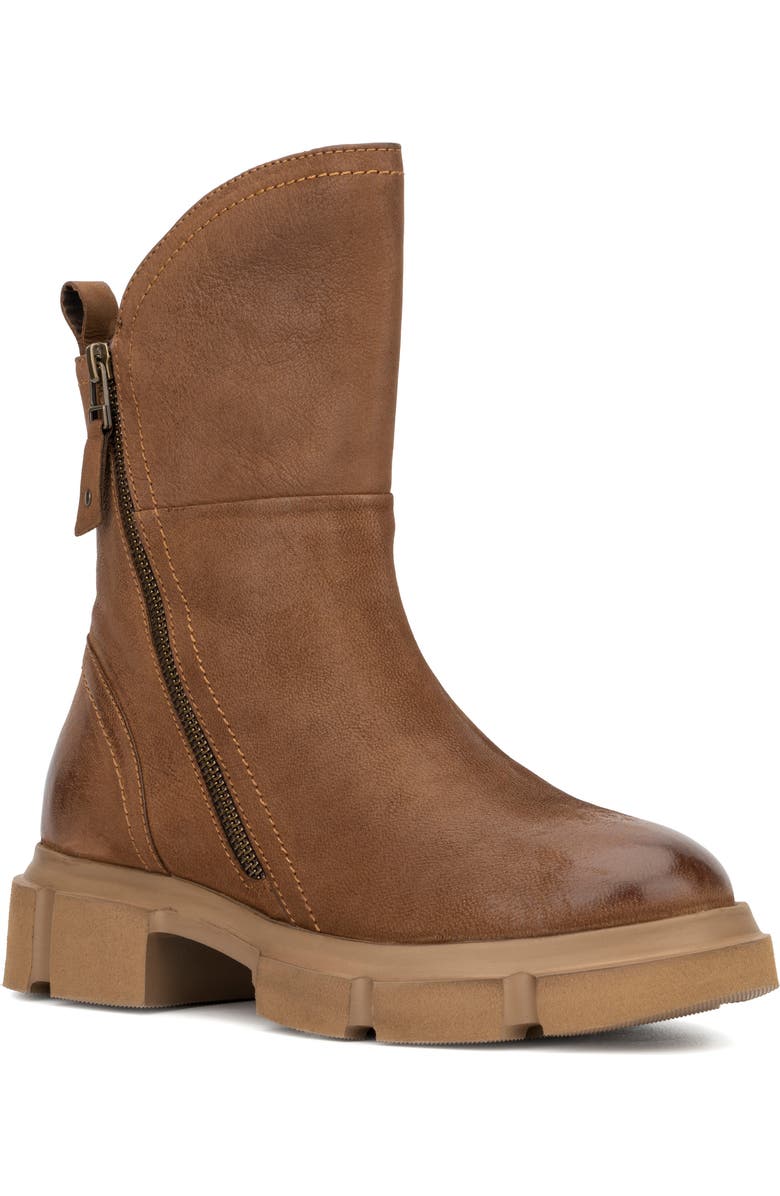 VINTAGE FOUNDRY Juliette Zip Boot, Main, color, Tan