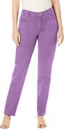 Jessica London Classic Cotton Denim Straight-Leg Jean